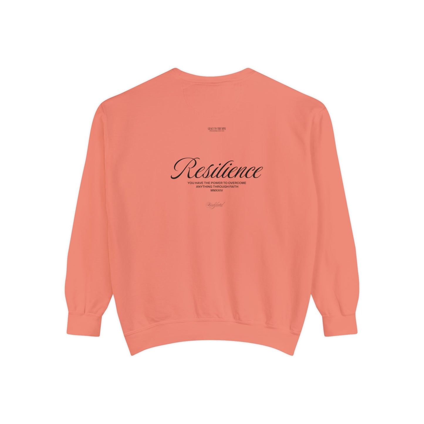 Resilience Undefeated Sweatshirt | Proverbs 24:16 Faith Apparel