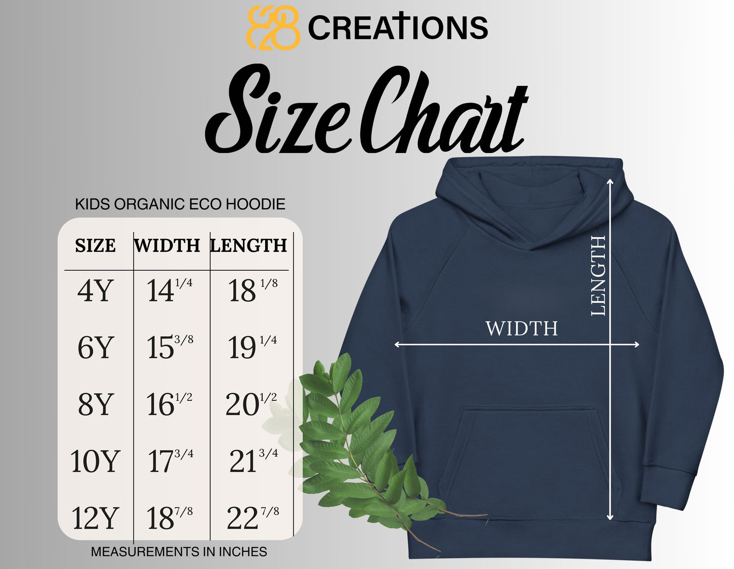 Believe You Are Chosen Kids Organic Hoodie