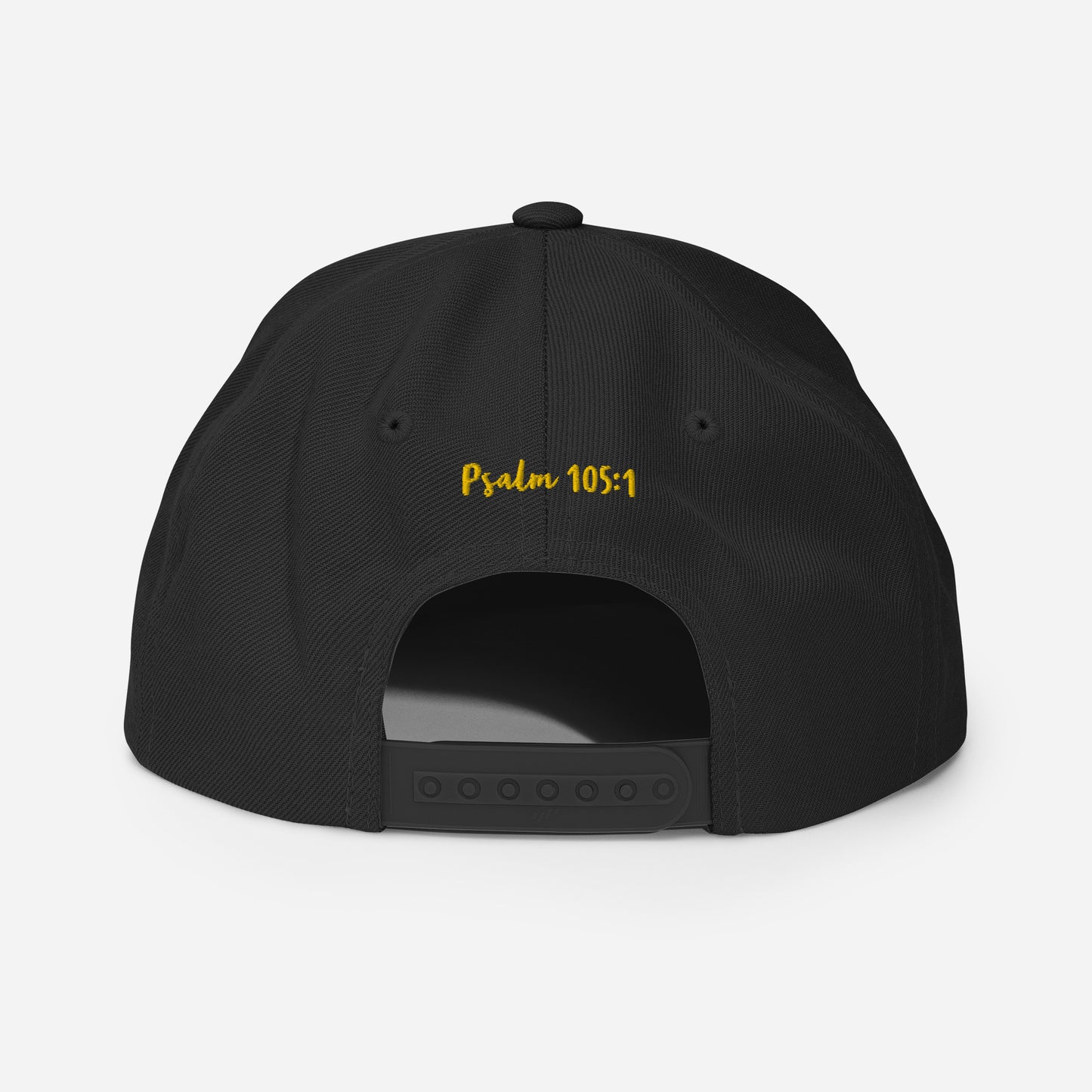 Yadah Embroidered Snapback Baseball Hat - Gold