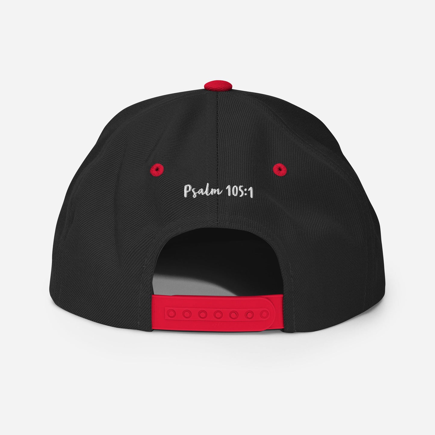 Yadah Embroidered Snapback Baseball Hat - White