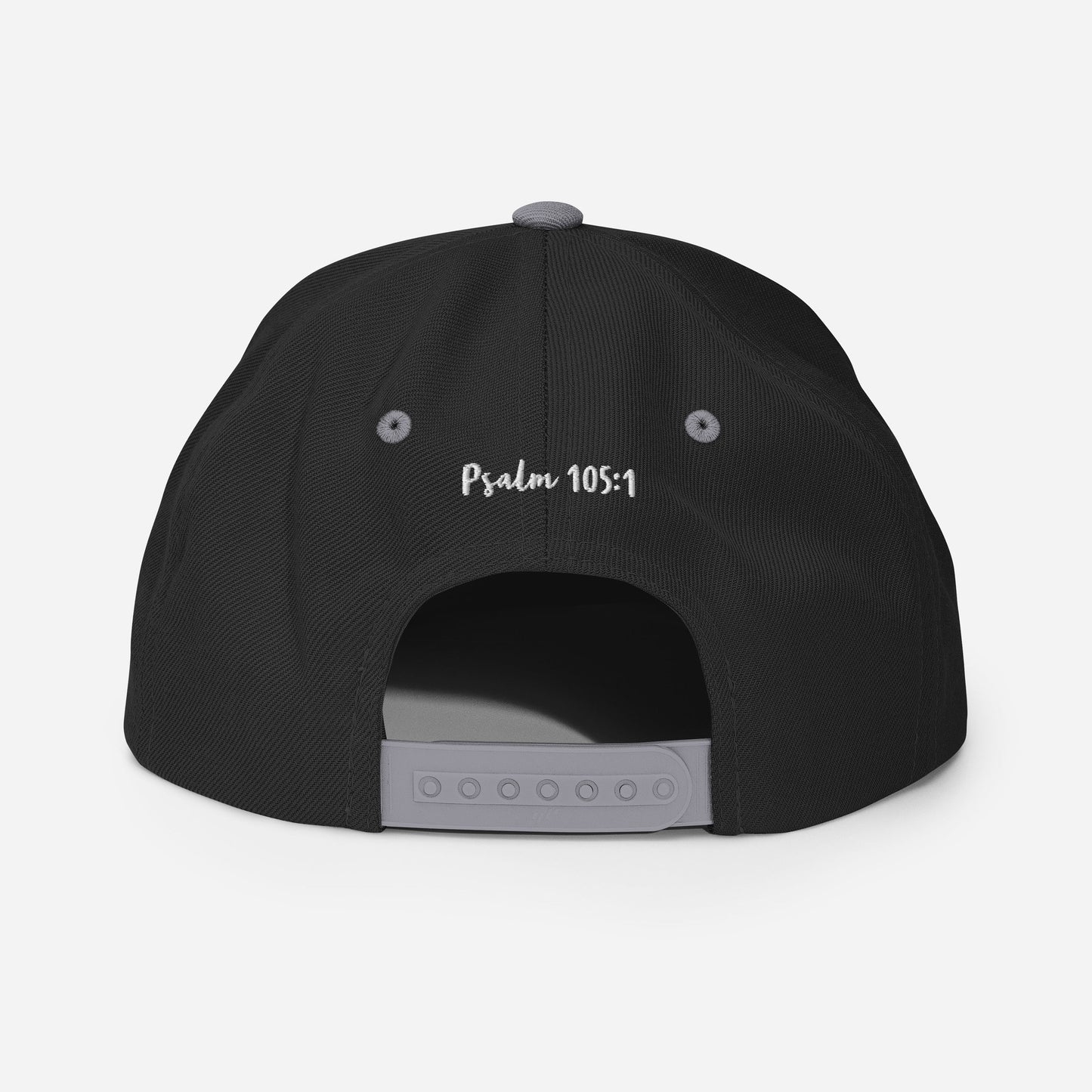 Yadah Embroidered Snapback Baseball Hat - White