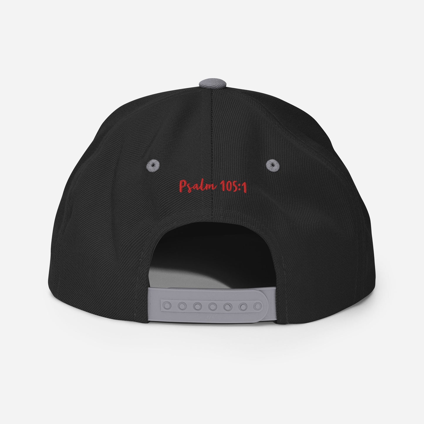 Yadah Embroidered Snapback Baseball Hat - Red and Blue