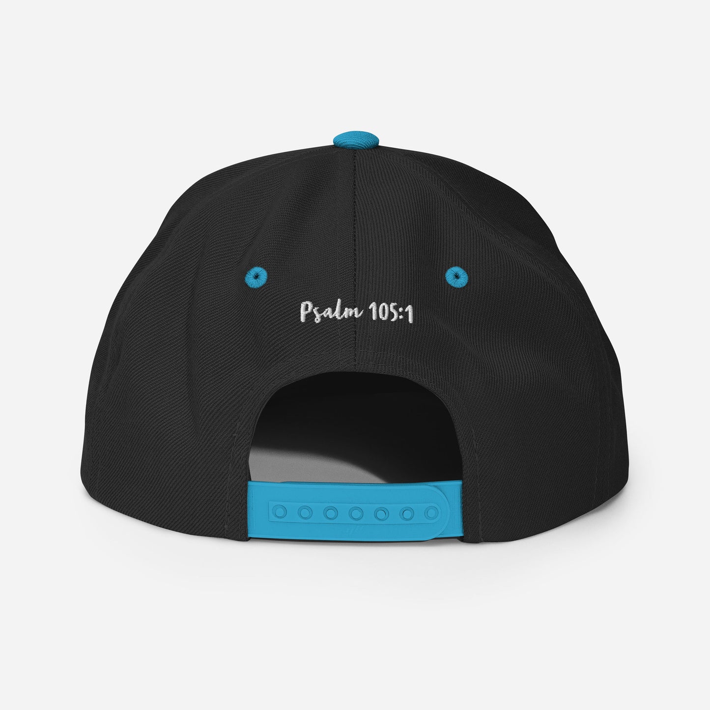 Yadah Embroidered Snapback Baseball Hat - White