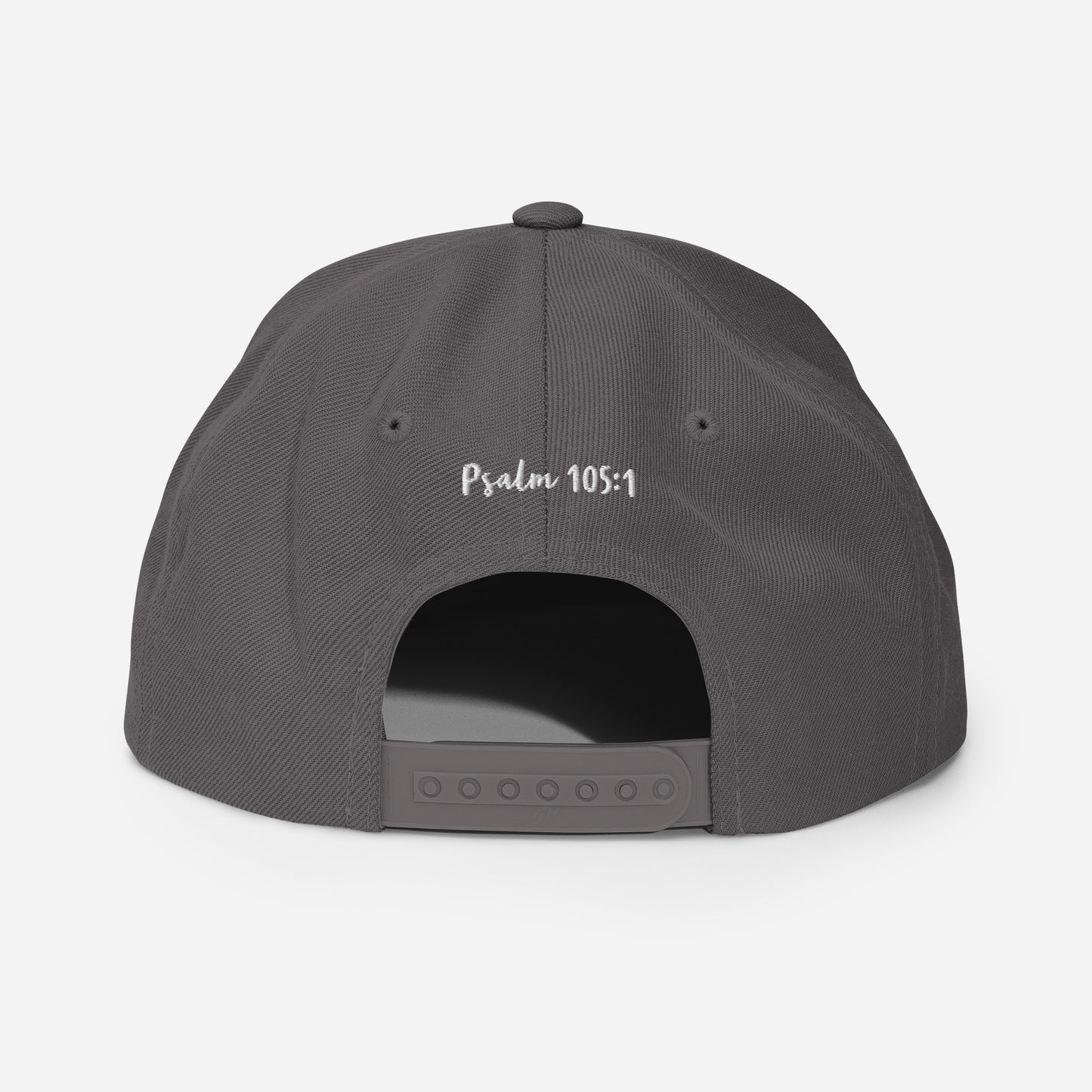 Yadah Embroidered Snapback Baseball Hat - White