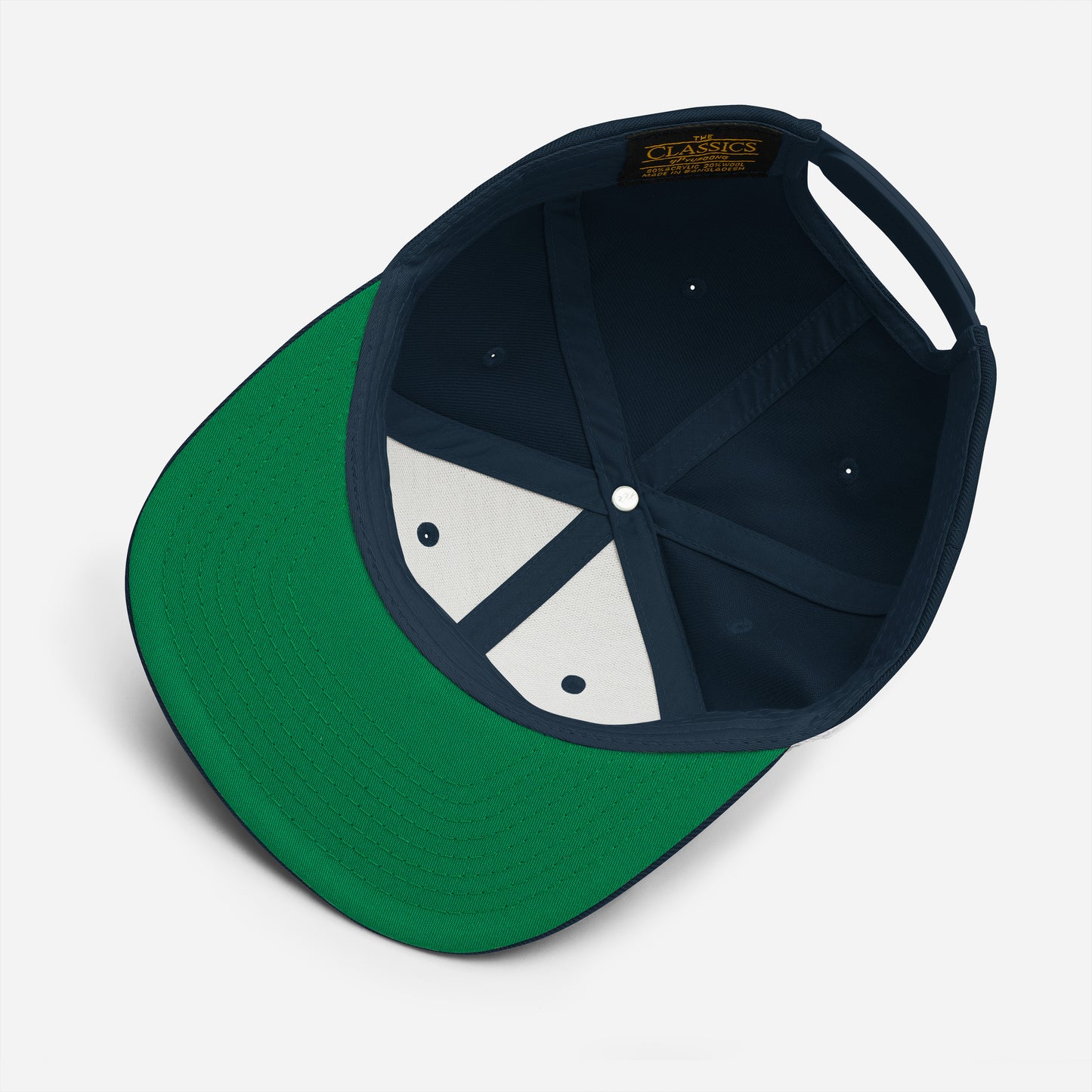 Yadah Embroidered Snapback Baseball Hat - White