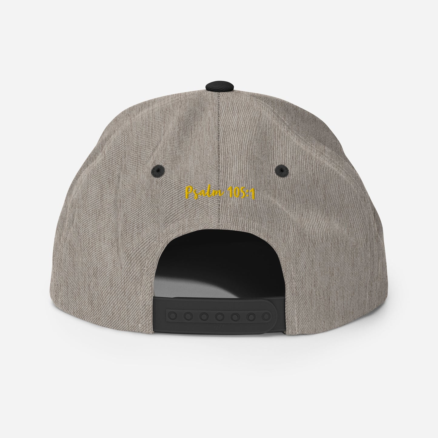 Yadah Embroidered Snapback Baseball Hat - Gold