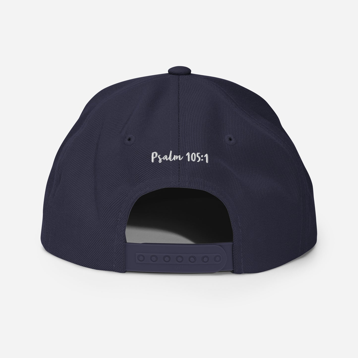 Yadah Embroidered Snapback Baseball Hat - White