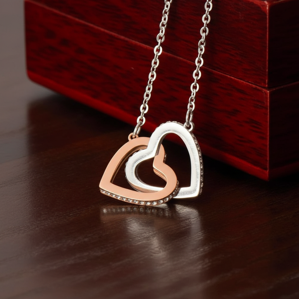 Heart to Heart Necklace | Jeremiah 31:3 Faith Jewelry Gift