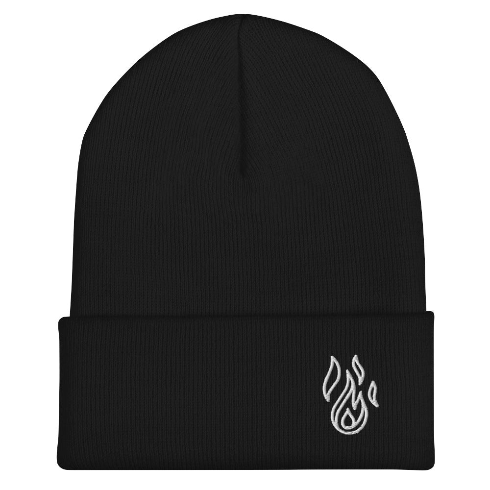 Holy Spirit Empowered Beanie | Embroidered Flame