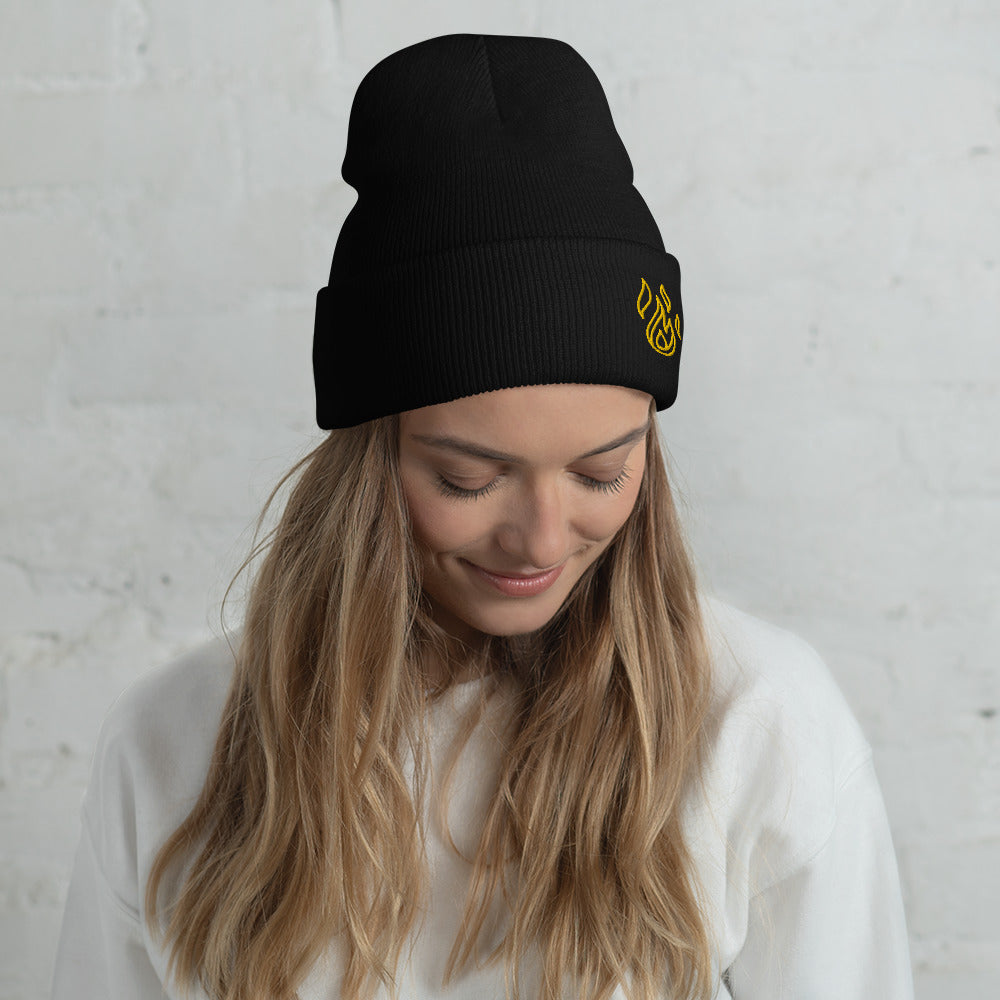 Holy Spirit Empowered Beanie | Embroidered Flame