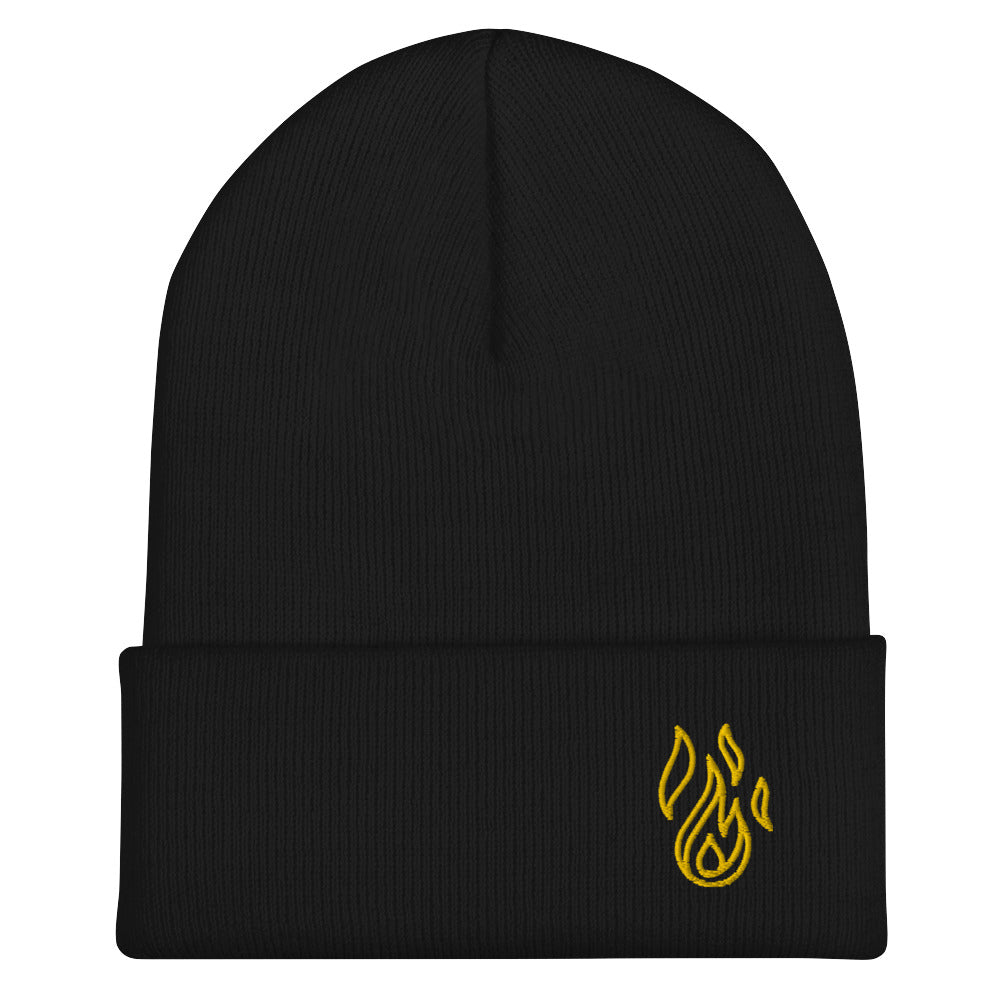 Holy Spirit Empowered Beanie | Embroidered Flame