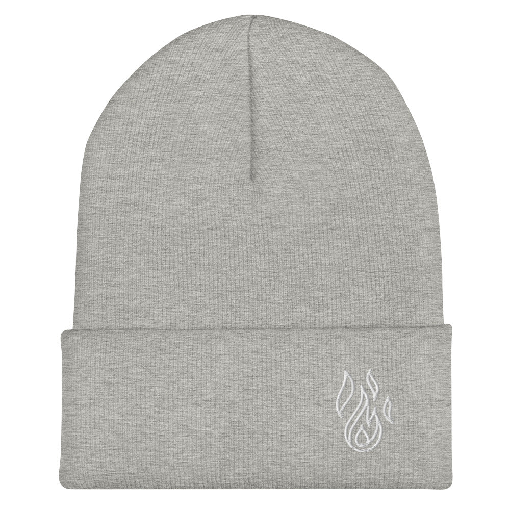 Holy Spirit Empowered Beanie | Embroidered Flame