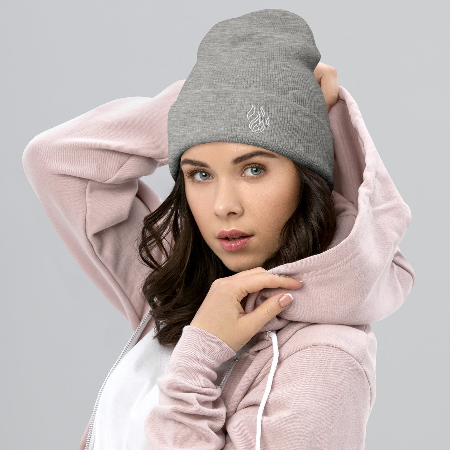 Holy Spirit Empowered Beanie | Embroidered Flame