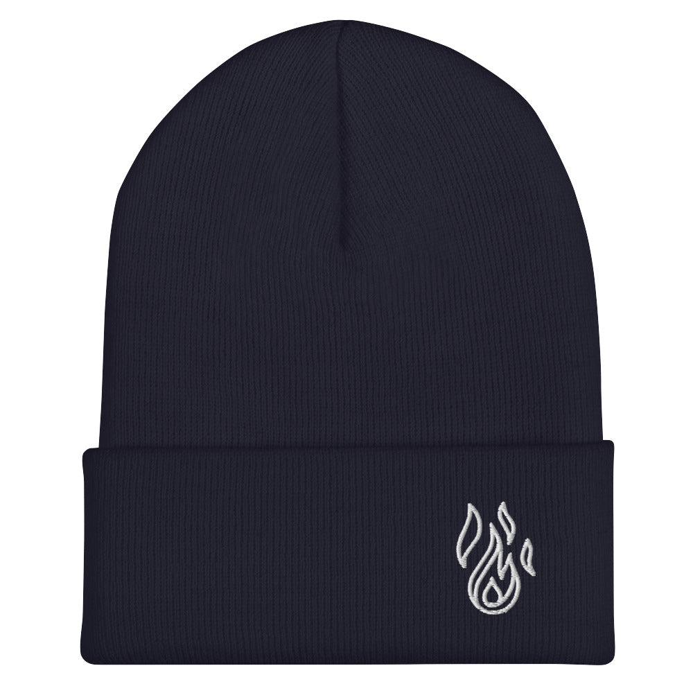 Holy Spirit Empowered Beanie | Embroidered Flame