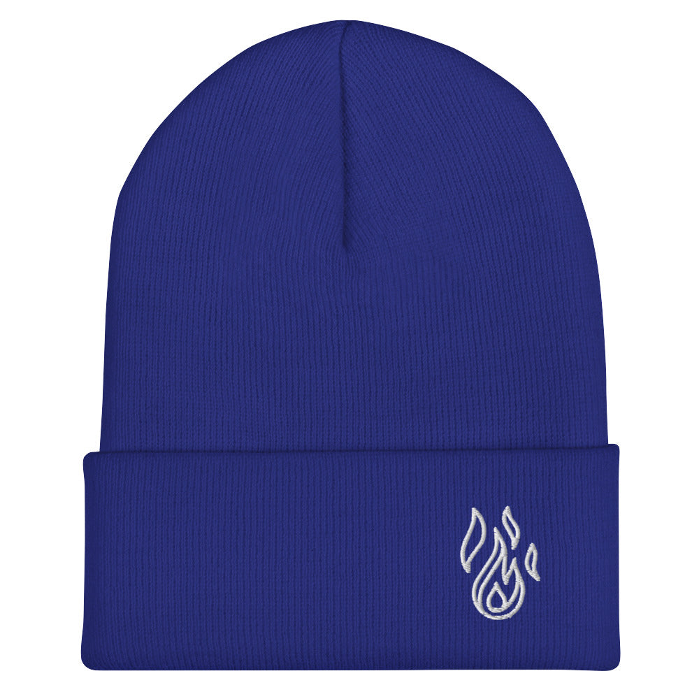 Holy Spirit Empowered Beanie | Embroidered Flame