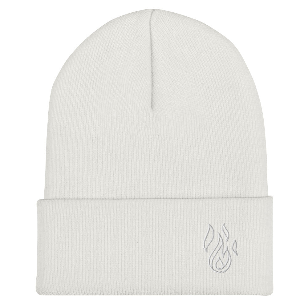 Holy Spirit Empowered Beanie | Embroidered Flame