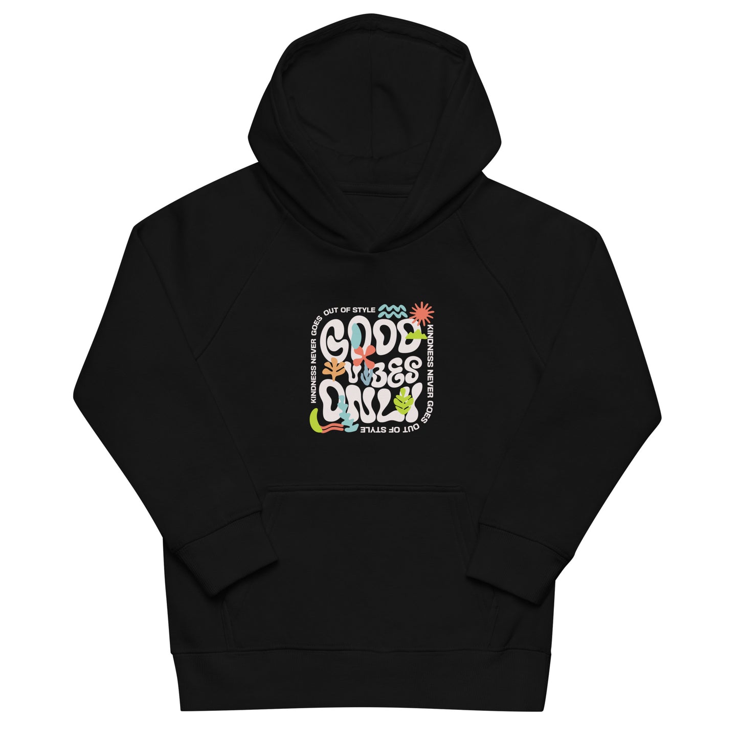 Good Vibes Only Kids Eco Hoodie