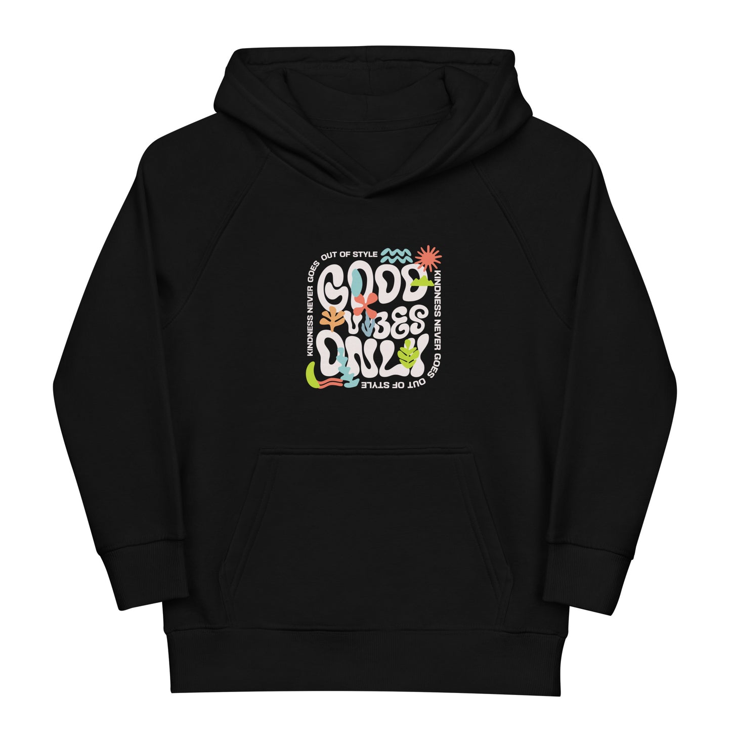 Good Vibes Only Kids Eco Hoodie