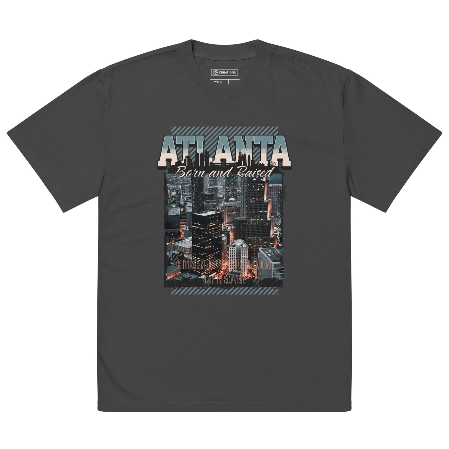 City-Born. Kingdom-Citizen. Oversized Tee - (Personalized)