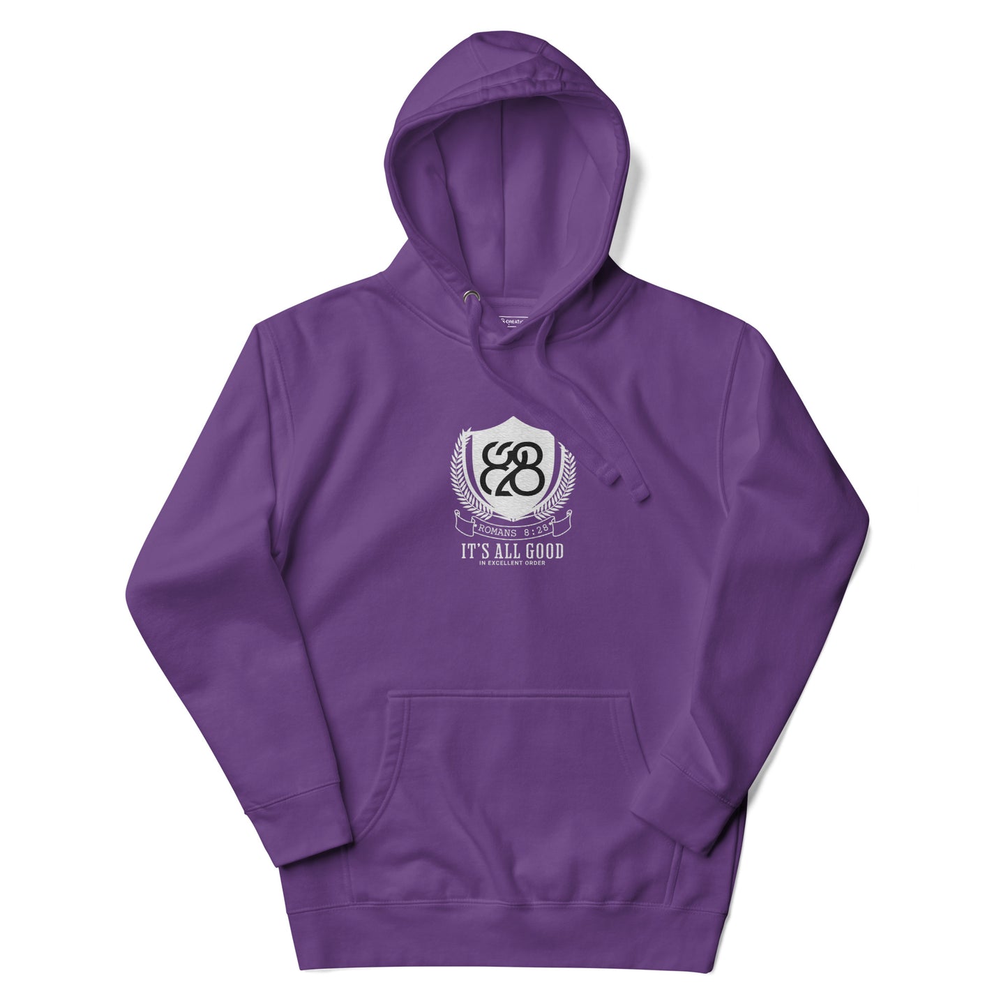 828 It's All Good Embroidered Unisex Hoodie