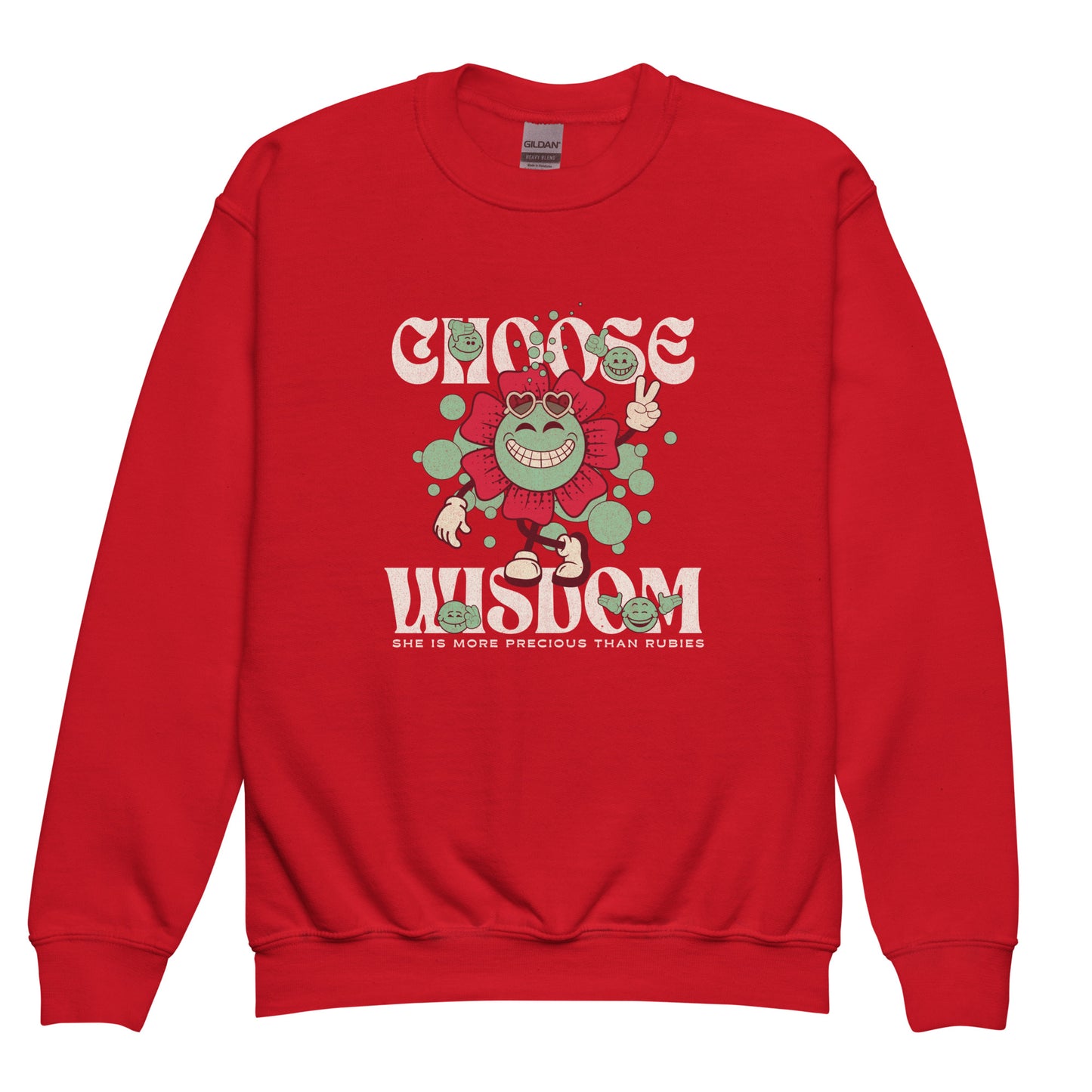 Choose Wisdom Youth Crew Neck Sweatshirt