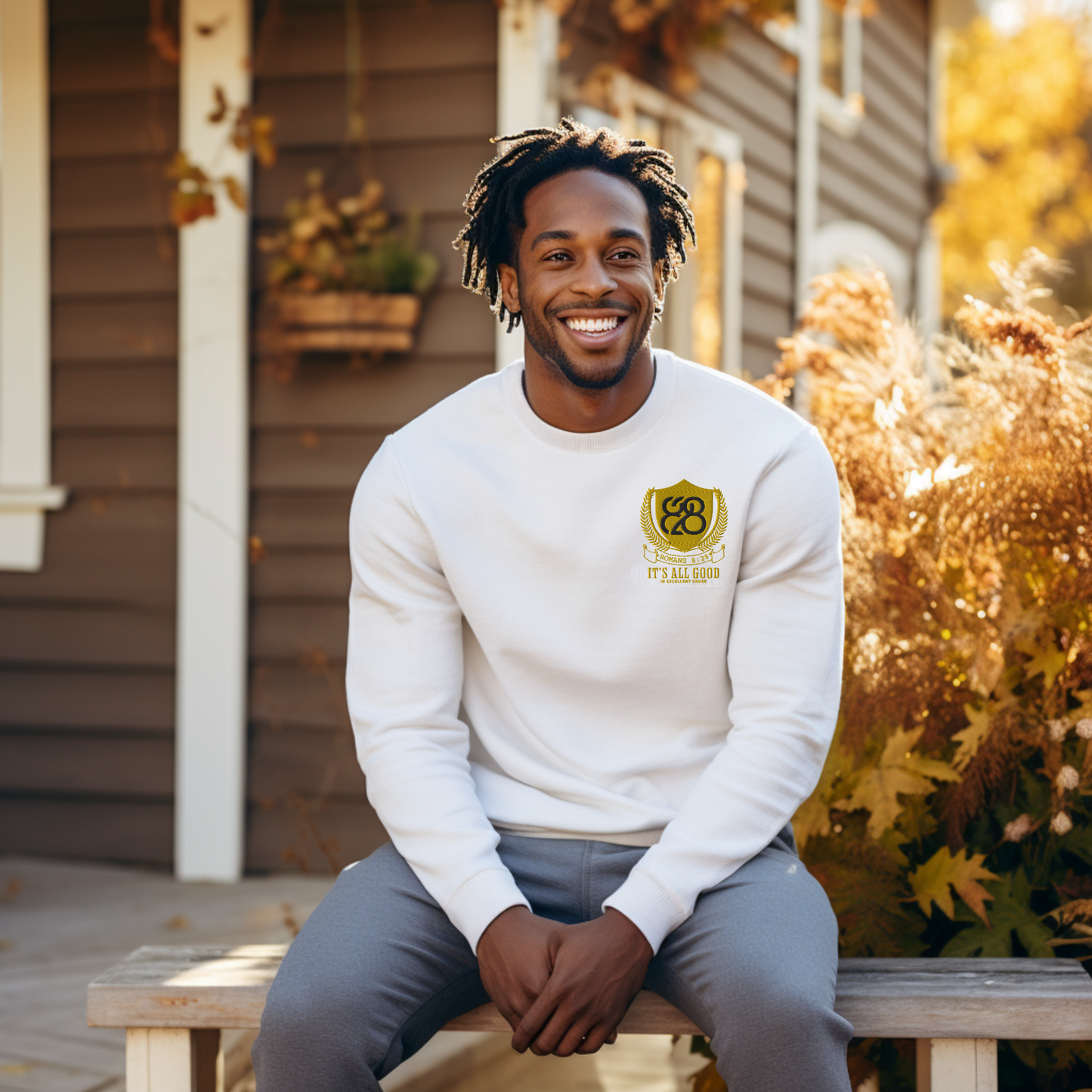 828 It's All Good Crew Neck Sweatshirt
