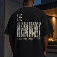 THE REMNANT Oversized Heavyweight Tee — Isaiah 10:21