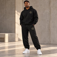 BELIEVER IDENTITY | Essential Sweatpants — Gold BI Emblem