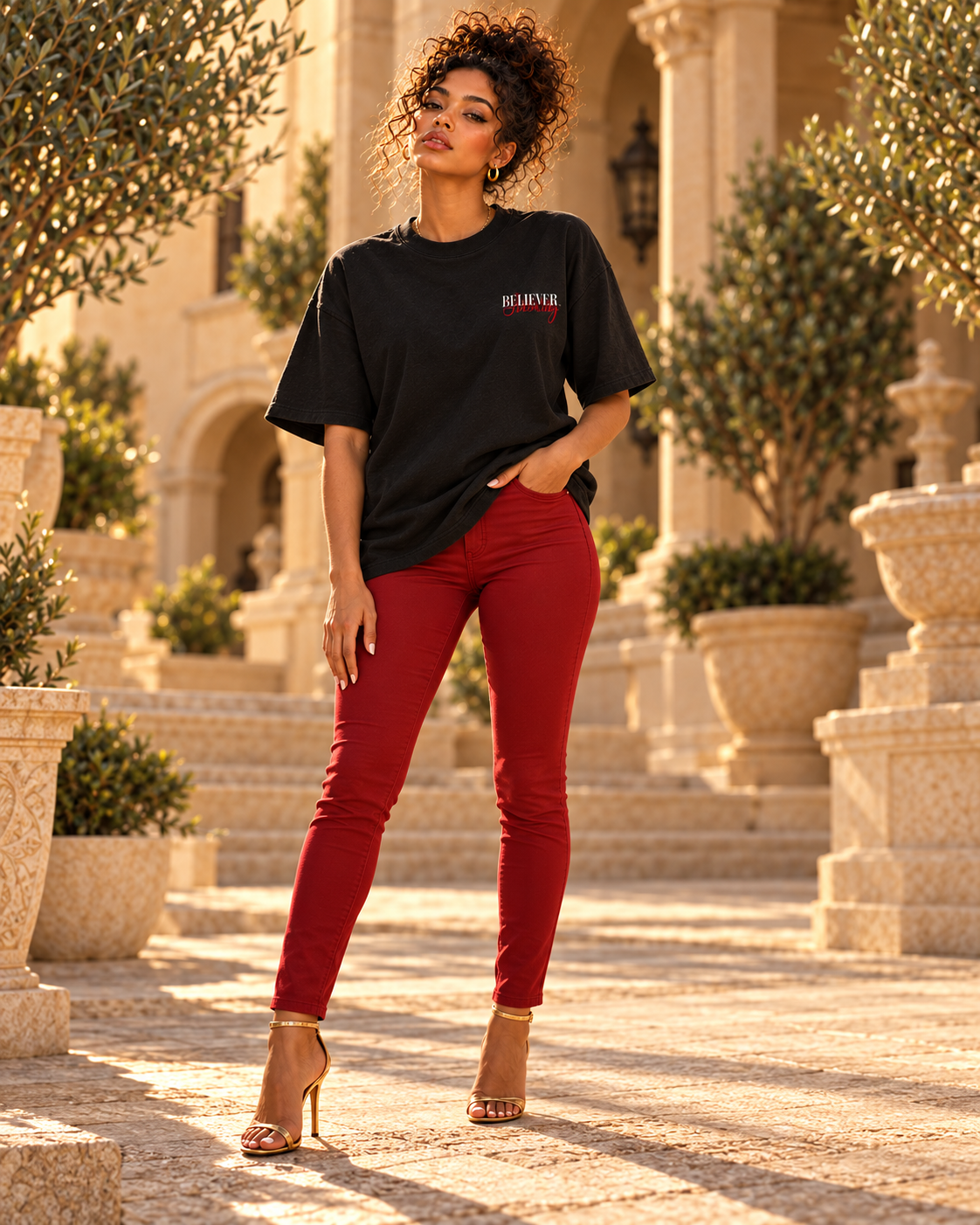 BELIEVER IDENTITY | Heavyweight Cotton T-Shirt