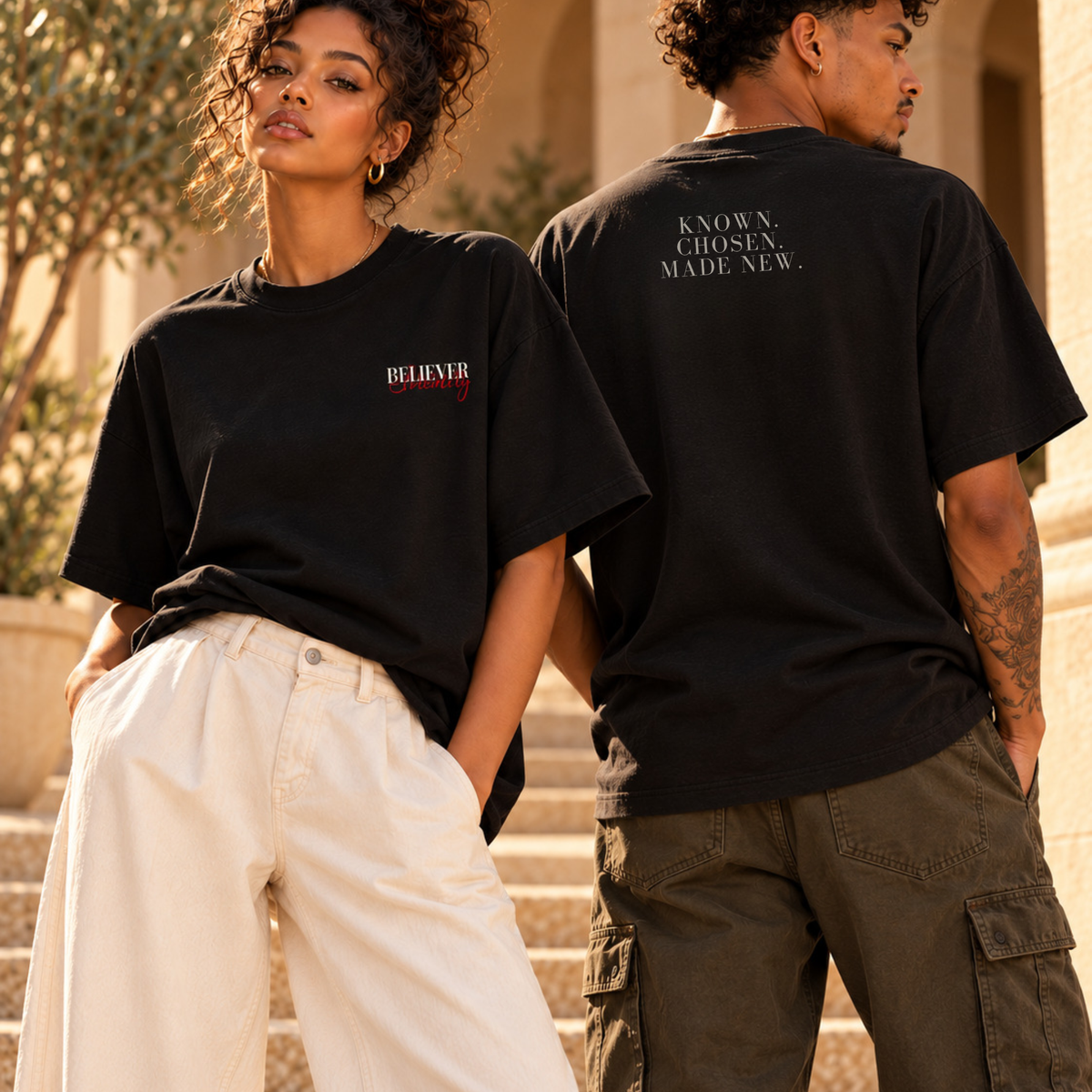 BELIEVER IDENTITY | Heavyweight Cotton T-Shirt