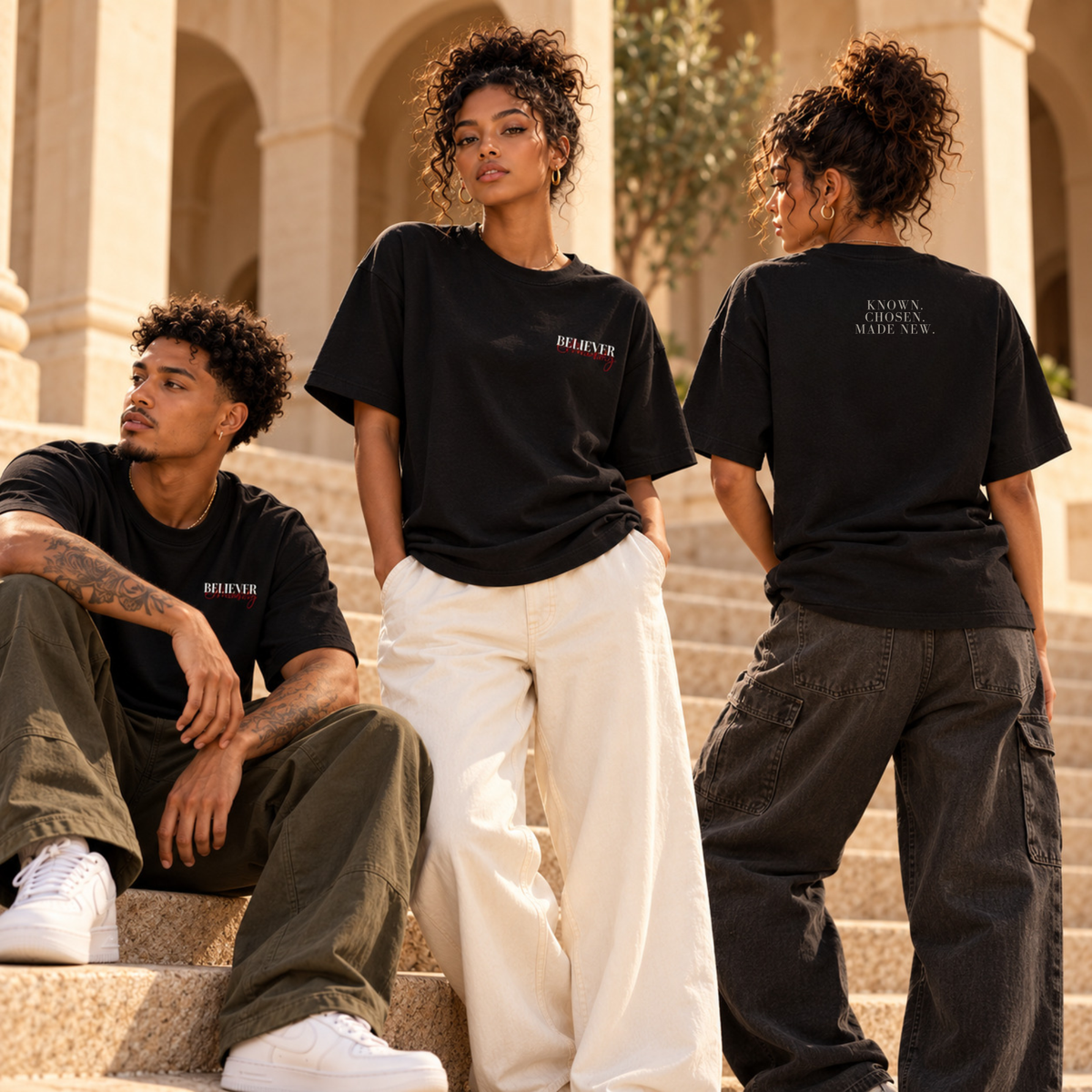 BELIEVER IDENTITY | Heavyweight Cotton T-Shirt
