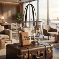 Prayed Up Game Ready Clear Tote Bag – Stadium Approved Faith Bag