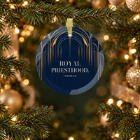 ROYAL PRIESTHOOD. — 1 Peter 2:9 Glass Keepsake Ornament