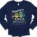Walking in Miracles Youth Long Sleeve Tee