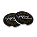 Stay Positive | Move Forward Car Coasters – Set of 2
