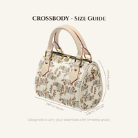 The Grace Crossbody| Elegant Floral Everyday Luxury Handbag