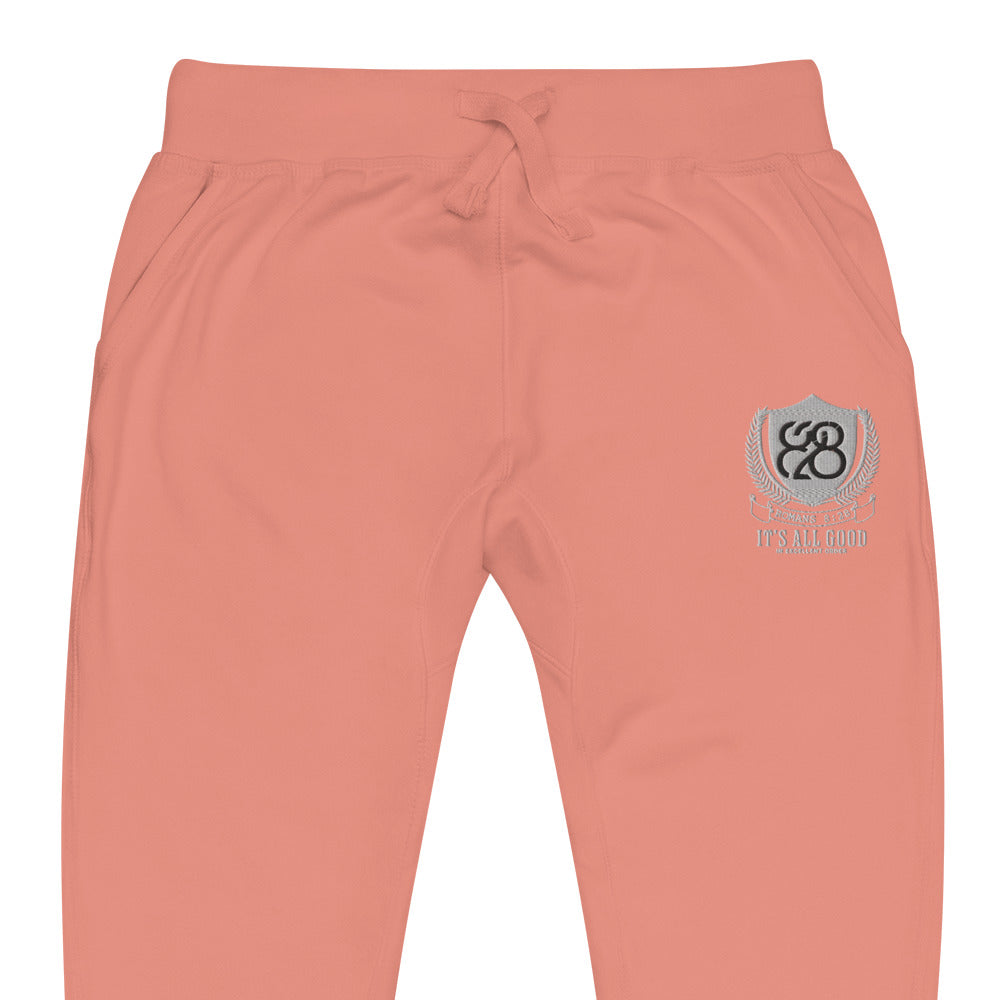 828 It's All Good Embroidered Sweatpants
