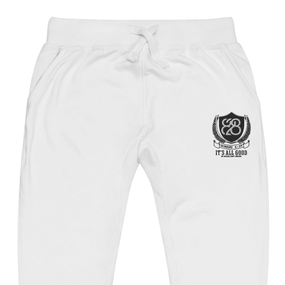 828 It's All Good Embroidered Sweatpants