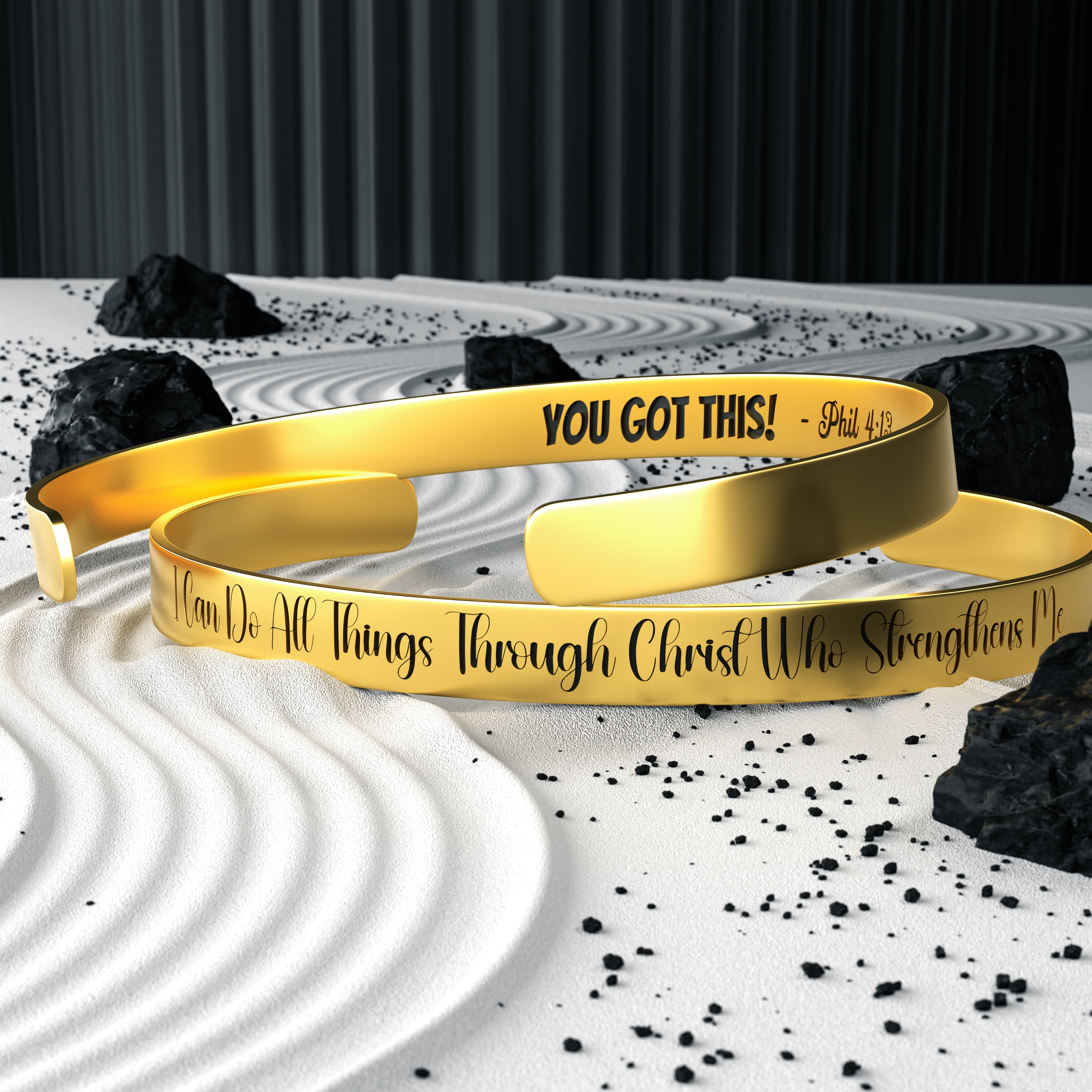 You Got This Luxury Cuff Bracelet | Gold, Silver, Rose Gold