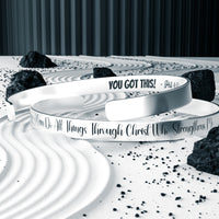 You Got This Luxury Cuff Bracelet | Gold, Silver, Rose Gold