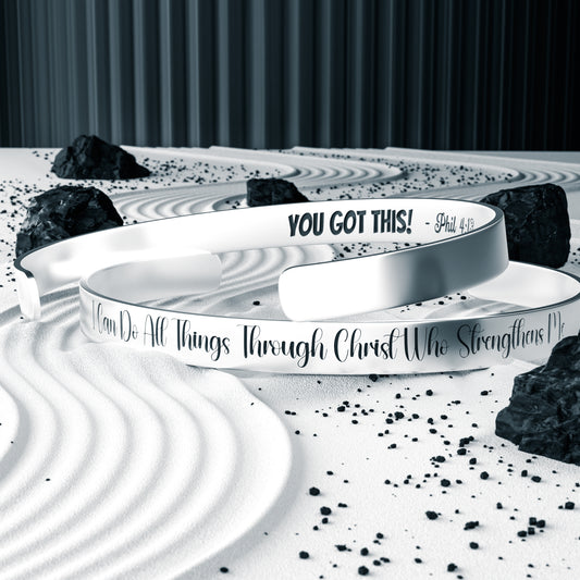 You Got This Luxury Cuff Bracelet | Gold, Silver, Rose Gold