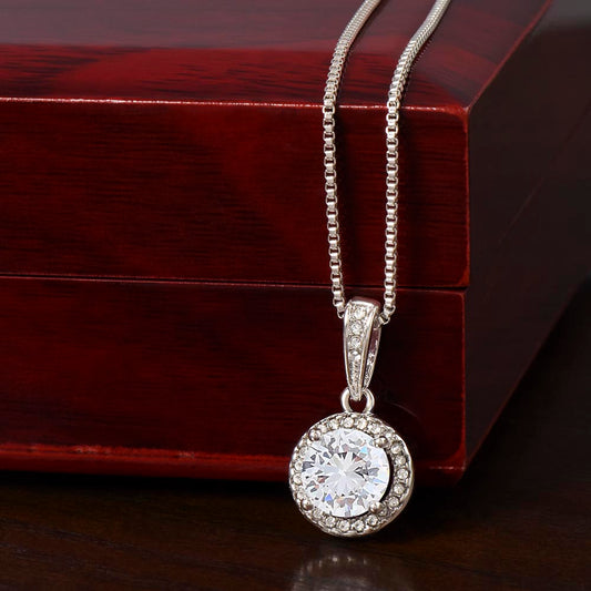 Eternal Hope Necklace – Radiating Light, Anchored in Faith