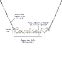 Timeless Elegance Custom Name Necklace