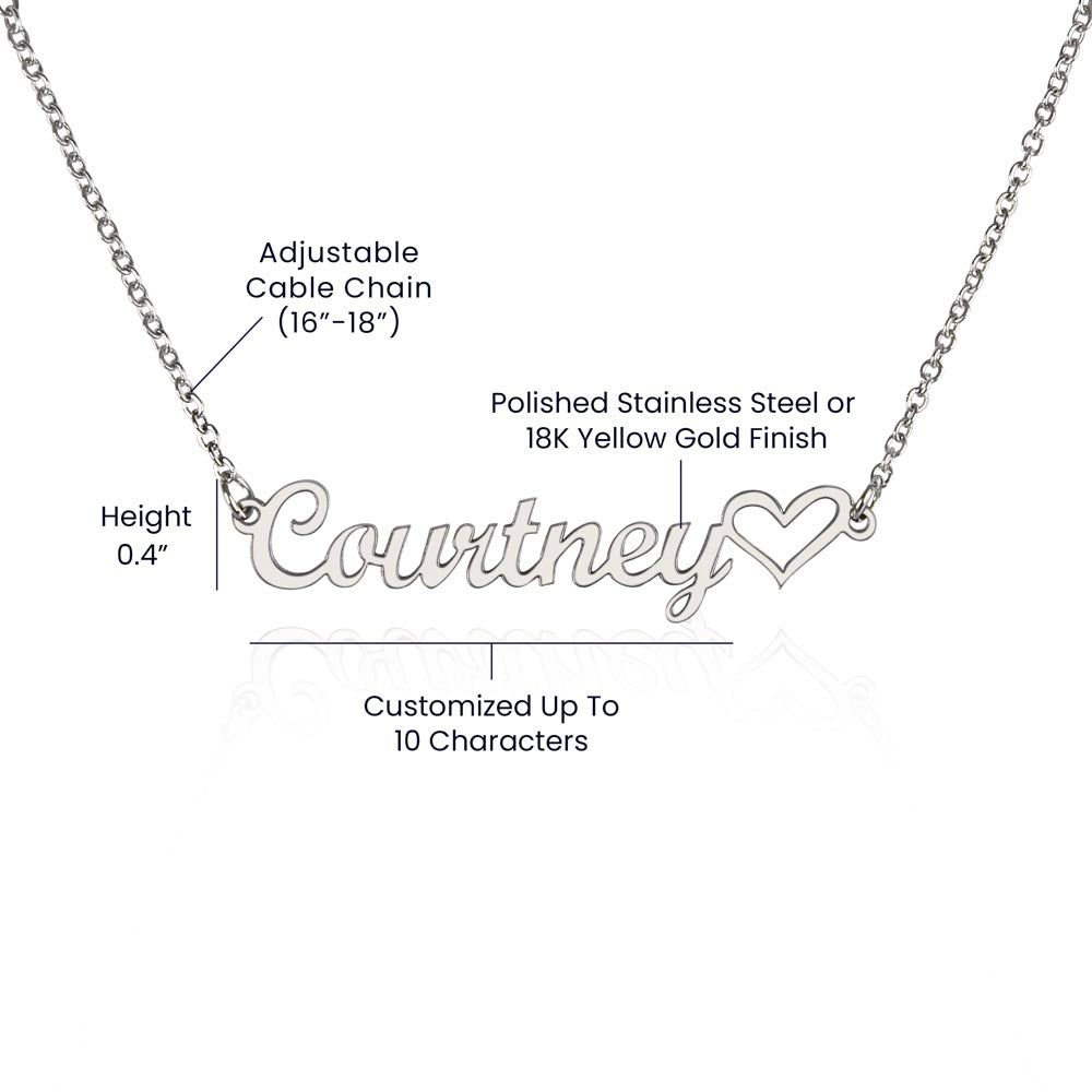Timeless Elegance Custom Name Necklace