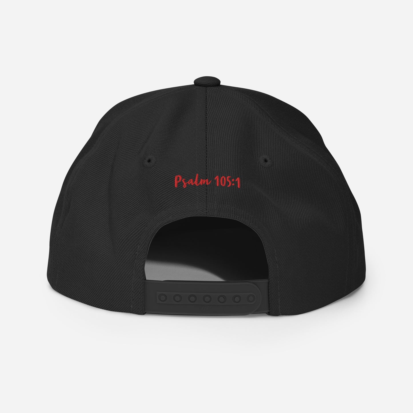 Yadah Embroidered Snapback Baseball Hat - Red and Blue