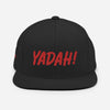 Yadah Embroidered Snapback Baseball Hat - Red and Blue