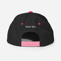 Yadah Embroidered Snapback Baseball Hat - White