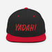 Yadah Embroidered Snapback Baseball Hat - Red and Blue