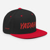Yadah Embroidered Snapback Baseball Hat - Red and Blue