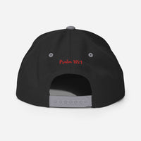 Yadah Embroidered Snapback Baseball Hat - Red and Blue